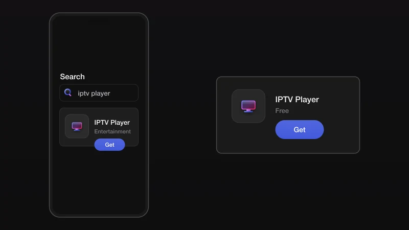 Illustration for step 2: Install an IPTV player