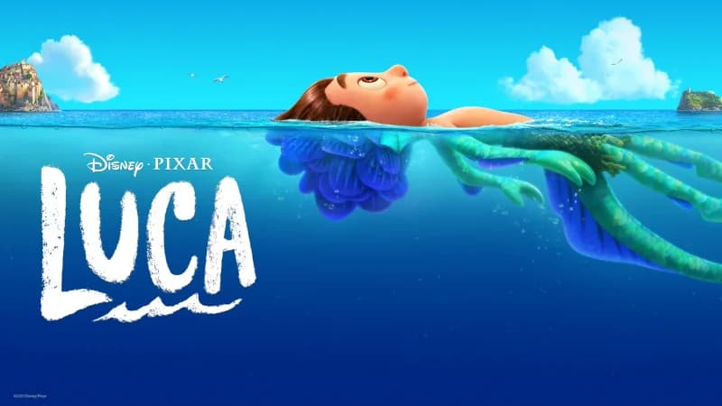 Disney Pixar Luca key art