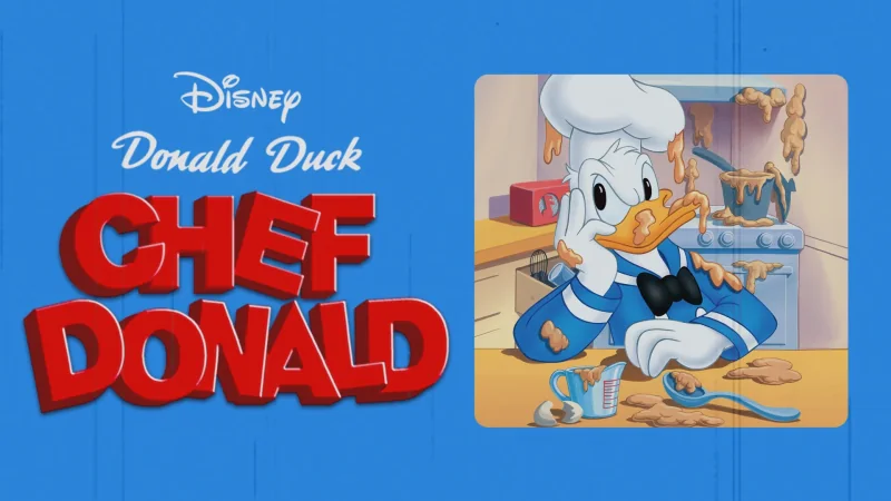Chef Donald key art with Donald Duck in the kitchen
